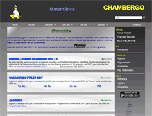 Tablet Screenshot of marcoschambergo.com